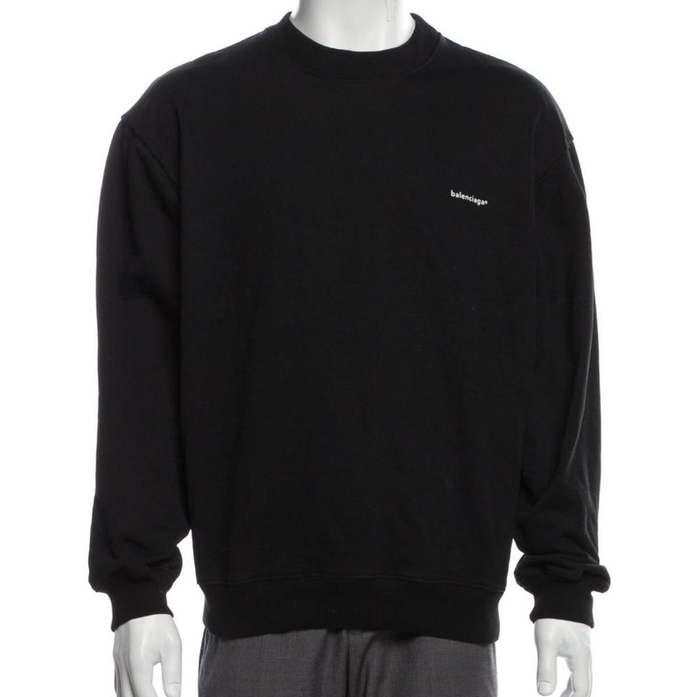 Balenciaga Black Pullover/ Crewneck